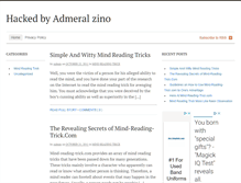 Tablet Screenshot of mind-reading-trick.com